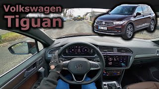 Volkswagen Tiguan 2.0 TDI (2021 - facelift) | POV test drive