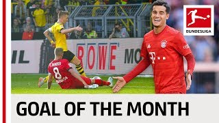 Top 10 Goals September - Vote For The Goal Of The Month