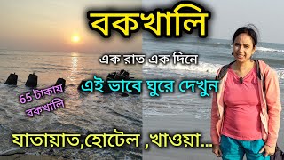 Bakkhali Tour Guide 2024/এক রাত এক দিনে এই ভাবে ঘুরে আসুন/বকখালি ভ্রমণ/Bakkhali Hotel 🔥