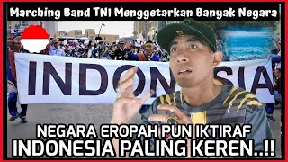 REACTION MARCHING BAND TNI MENGETARKAN BANYAK NEGA...