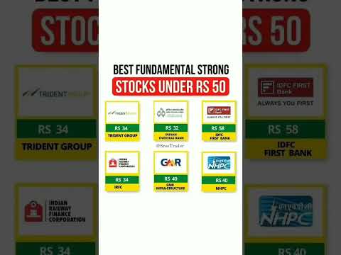 Best Fundamental Strong Stocks Under Rs50 | 6 Best Stocks Under Rs 50 ...