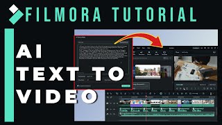 Text To Video【Filmora AI Function】