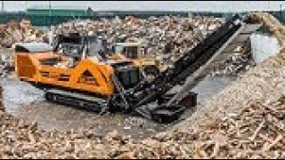 Amazing Modern Shredder Wood Technology - Fast Producing Wood Chipper Crusher Machines