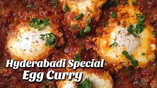 Hyderabadi Special Egg Curry ( Egg Curry) Recipe in Telugu | Hyderabadi Ruchulu