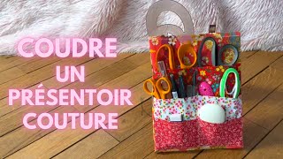 Tuto couture facile:  un présentoir pour son atelier (gain de place )