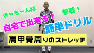 【緊急企画】ご自宅で出来る！簡単ドリル動画　第3弾　肩甲骨周りのストレッチ編【ゴルフヤード春日井】