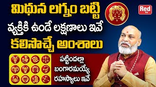 మిథున లగ్నం | Mithuna Lagnam Characteristics, Nature, Behaviour | Nanaji Patnayak | Red TV