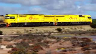 ACD6052 \u0026 ACD6051 have 7MP1 Aurizon TGE Intermodal heading for KWINANA on Tues 11 April 2023.