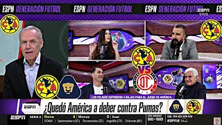 ÁLVARO MORALES REACCIONA AL TRIUNFO DE AMÉRICA VS PUMAS | SERGIO DIPP FELICITA A JARDINE | SE RINDE