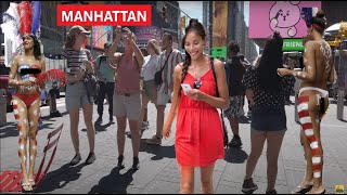 4K⁶⁰ NYC Sights \u0026 Sounds Tour - Midtown Manhattan - Wednesday Afternoon New York City - Aug 23, 2023