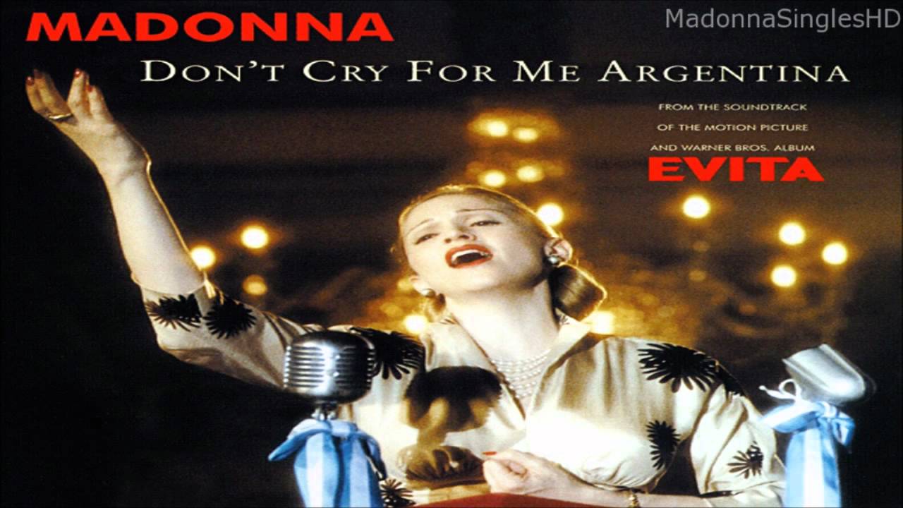 Madonna - Don't Cry For Me Argentina (Miami Mix - Edit) - YouTube