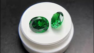 Natural AAAA 6.00 Cts Gemstone Green Emerald 9x11mm Oval Cut VVS Gemston