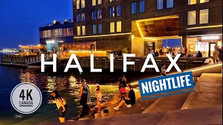 Halifax Nightlife Canada 🇨🇦 | Waterfront Fest | 4K Walking Tour | Summer 2024