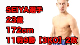 篠原悠人vs SEIYA【K-1】SEIYAって誰？