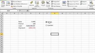 Excel Q&A - Adding "Option Buttons" in Excel