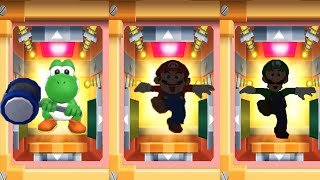 Mario Party 7 - 8 Player Ice Battle & All Minigame Boss Battle - Yoshi vs Mario vs Luigi vs Wario