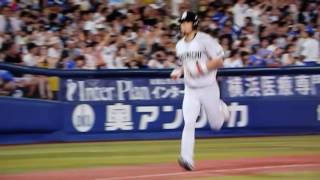 2016年7月11日 藤井淳志バックスクリーンへ満塁ホームラン