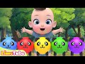 Color Panda Surprise Egg | The Ants Go Marching | Nursery Rhymes | Kindergarten | LimeAndToys