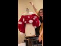 🍄 making a mushroom dress 🍄