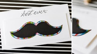 How to make : Greeting Card for a Man | Kartka dla Mężczyzny - Mishellka #291 DIY