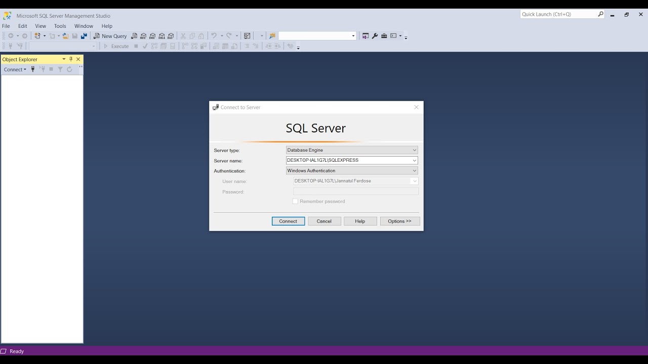 Sql Server Database Tutorial Part 1 Youtube