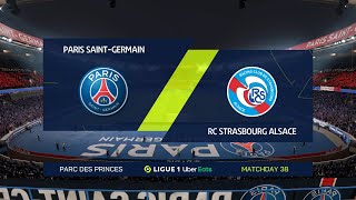 Paris Saint Germain vs Strasbourg - Ligue 1 | FIFA 21