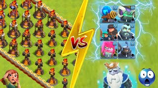 Inferno Tower vs All hollowen troops #coc #clashofclans #clashroyale