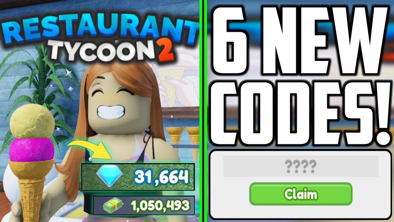 EVENT RESTAURANT TYCOON 2 CODES - ROBLOX RESTAURANT TYCOON 2 CODES ...