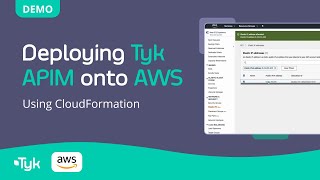 Deploying Tyk API Management onto AWS using CloudFormation