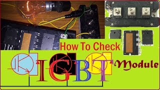 How to check IGBT Module | IGBT testing by Multimeter | IGBT Checking with Battery (in Hindi)