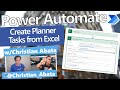 Power Automate Tutorial - Create Planner Tasks from Excel