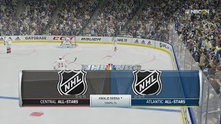 NHL 19 - Central All-Stars v Atlantic All-Stars Gameplay [1080p 60FPS HD]