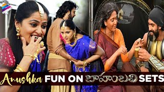 Anushka Fun on Baahubali Movie Sets | Happy Birthday Anushka Shetty | Prabhas | Rana | SS Rajamouli