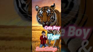 Cute Boy vs. Tiger – Epic Dance Challenge! 🕺🐯