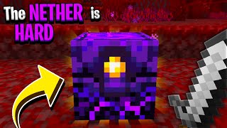 Hardcore Minecraft, but I start in the Nether