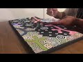 Contemporary Aboriginal Art Time Lapse JSA005