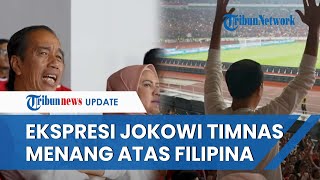 Ekspresi Jokowi dan Iriana saat Tonton Timnas Indonesia vs Filipina: Dari Geregetan hingga Bersorak