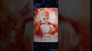 Pope Joan ♀️ The Pontiff of Possibilities ♀️ Divine Feminine Oracle card meaning