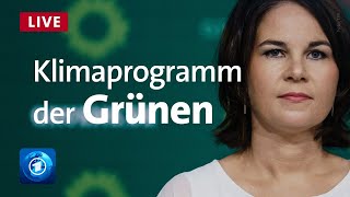 Vor der Bundestagswahl: Die Grünen präsentieren ihr Klimaschutzprogramm