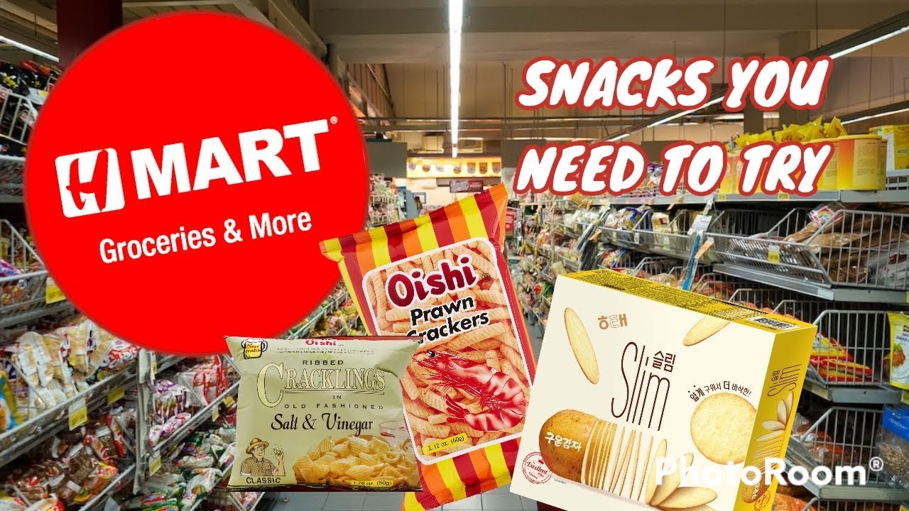 HMART GROCERY HAUL | YUMMY SNACKS TO TRY - YouTube