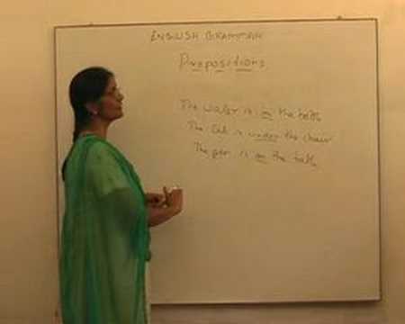 English Grammar Preposition Youtube