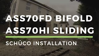 DWL - Schüco ASS70 FD bifolds and Schüco ASS70 HI sliding doors installation Kent