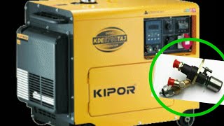 سبب تلف مضخة الديزل باستمرار للمولد الكهرباء generator KIPOR  5kw