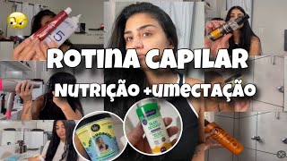 ROTINA CAPILAR NUTRIÇÃO + UMECTAÇÃO