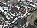פקק תנועה בתל-אביב עזריאלי  8.3.11  Traffic deadlock in Tel Aviv