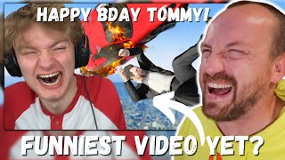 FUNNIEST VIDEO YET! TommyInnit GTA V Is The Funniest Game Ever (FIRST REACTION!) Happy Bday Tommy!