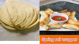 ഇനി വീട്ടിൽ തന്നെ സ്പ്രിംഗ് റോൾ റാപ്പർ!!SPRING ROLL WRAP| malayalam | bake sisters 😋😋