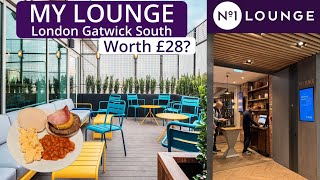 My Lounge at London Gatwick South Terminal Review (Priority Pass) | 4K