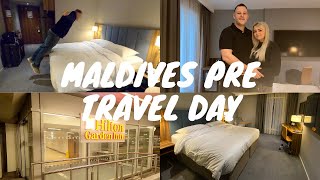 HOLIDAY TO KUREDU ISLAND RESORT | PRE TRAVEL DAY TO HEATHROW T2 | STAYING AT HILTON GARDEN INN