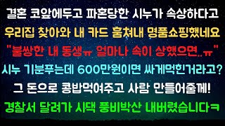 [사이다사연] 시누면 내 카드 훔쳐써도 되는건가요? [라디오드라마/실화사연]